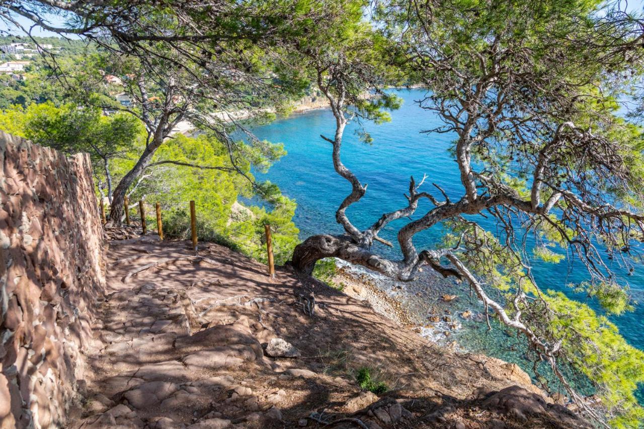 Bas De Villa Jardin Plein Sud Proche Mer Clim-Wifi Сен-Мандріє-сюр-Мер Екстер'єр фото